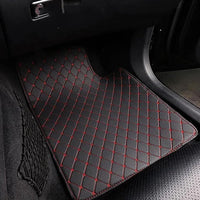 Tapis voiture noir-rouge | Cartapi™