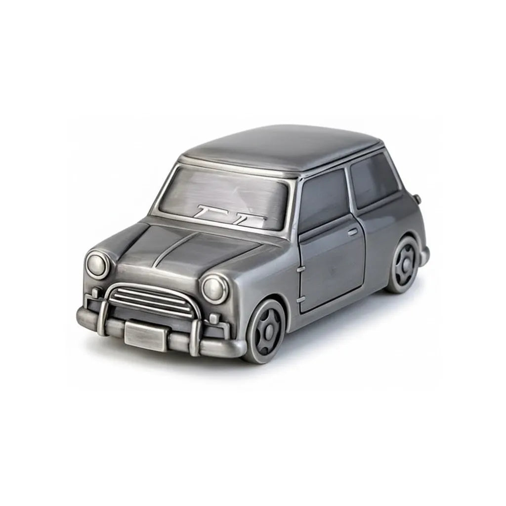 Tirelire Argentée Voiture