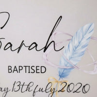 Tirelire Baptême Personnalisée