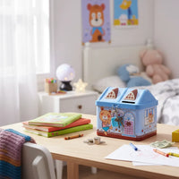 Tirelire Boite en Fer Enfant