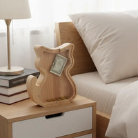 Tirelire Chat en Bois