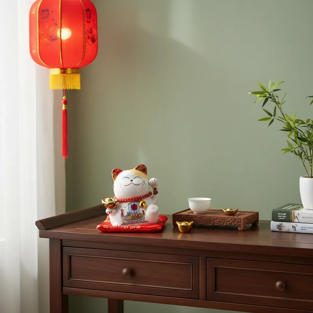 Tirelire Chat Chinois