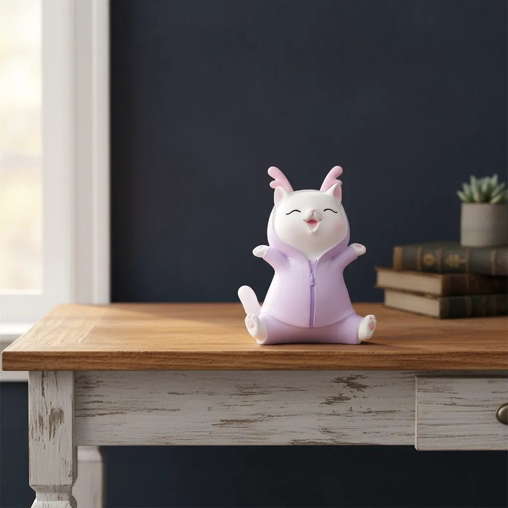 Tirelire Chat Rose