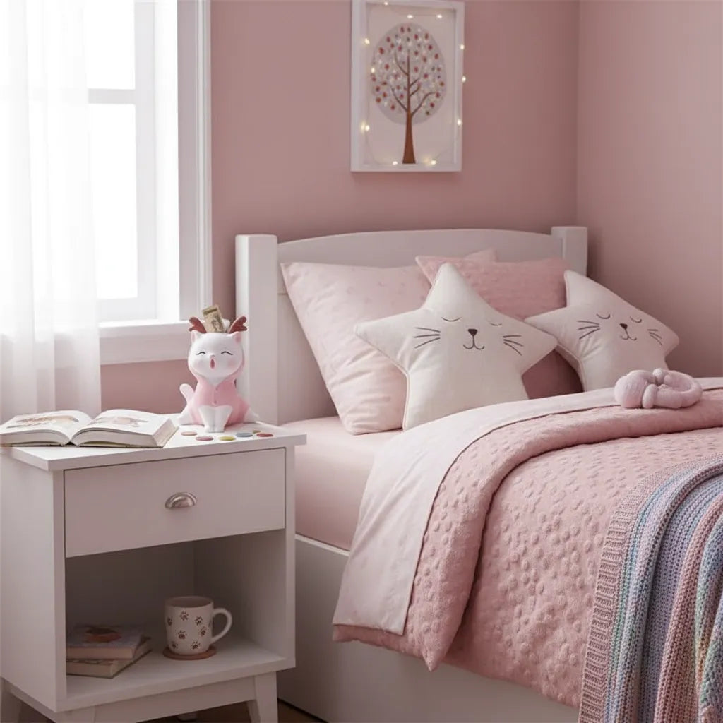 Tirelire Chat Rose