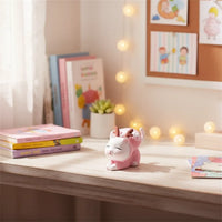 Tirelire Chat Rose