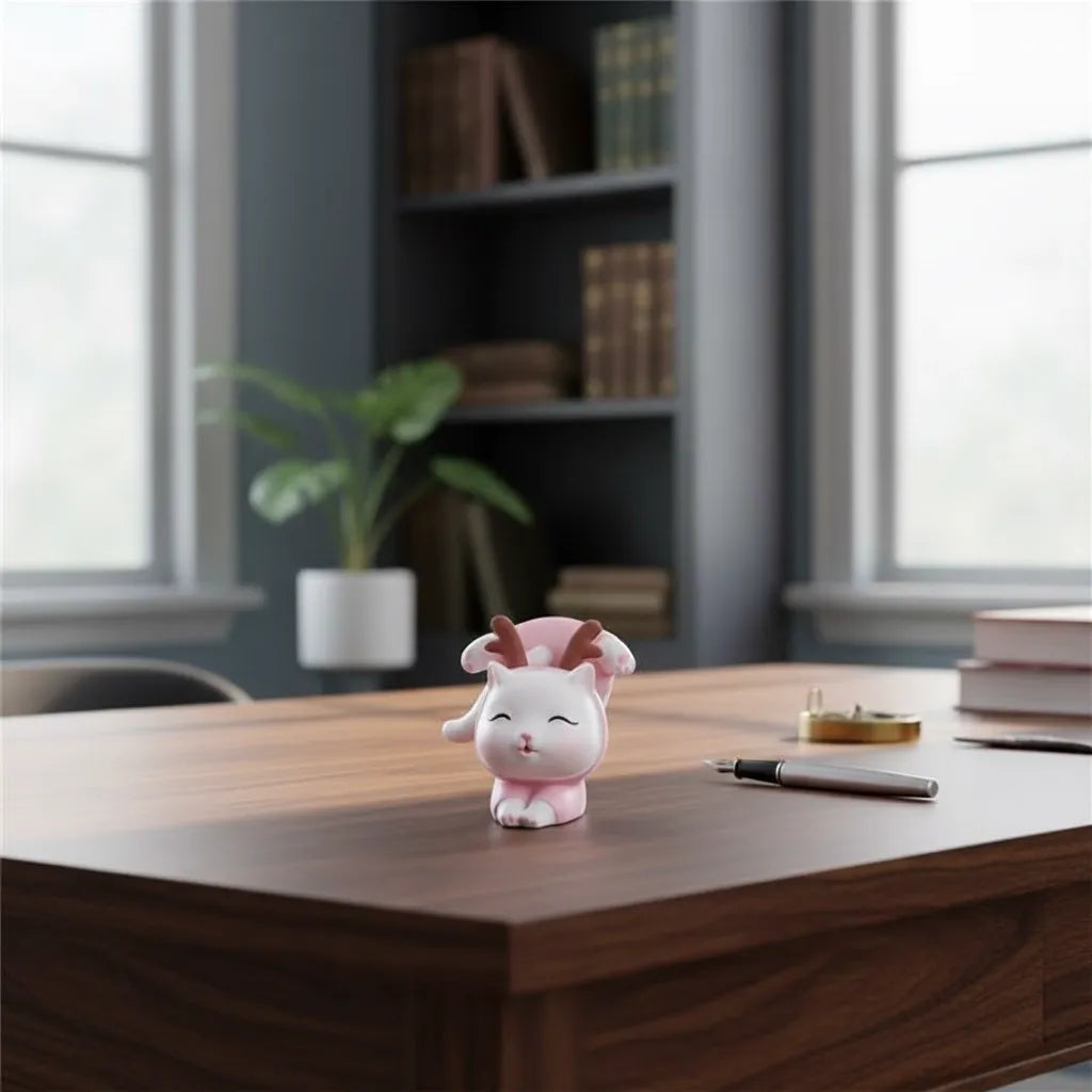 Tirelire Chat Rose