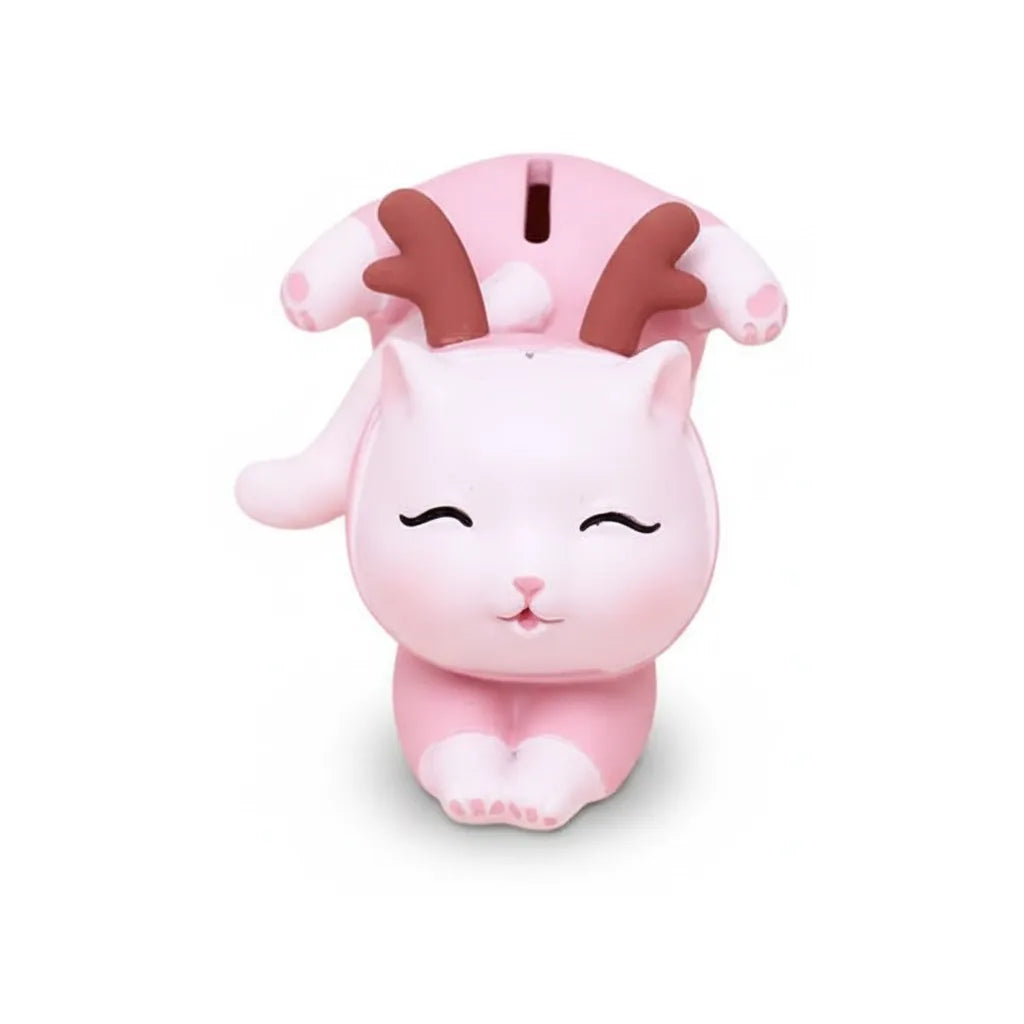 Tirelire Chat Rose