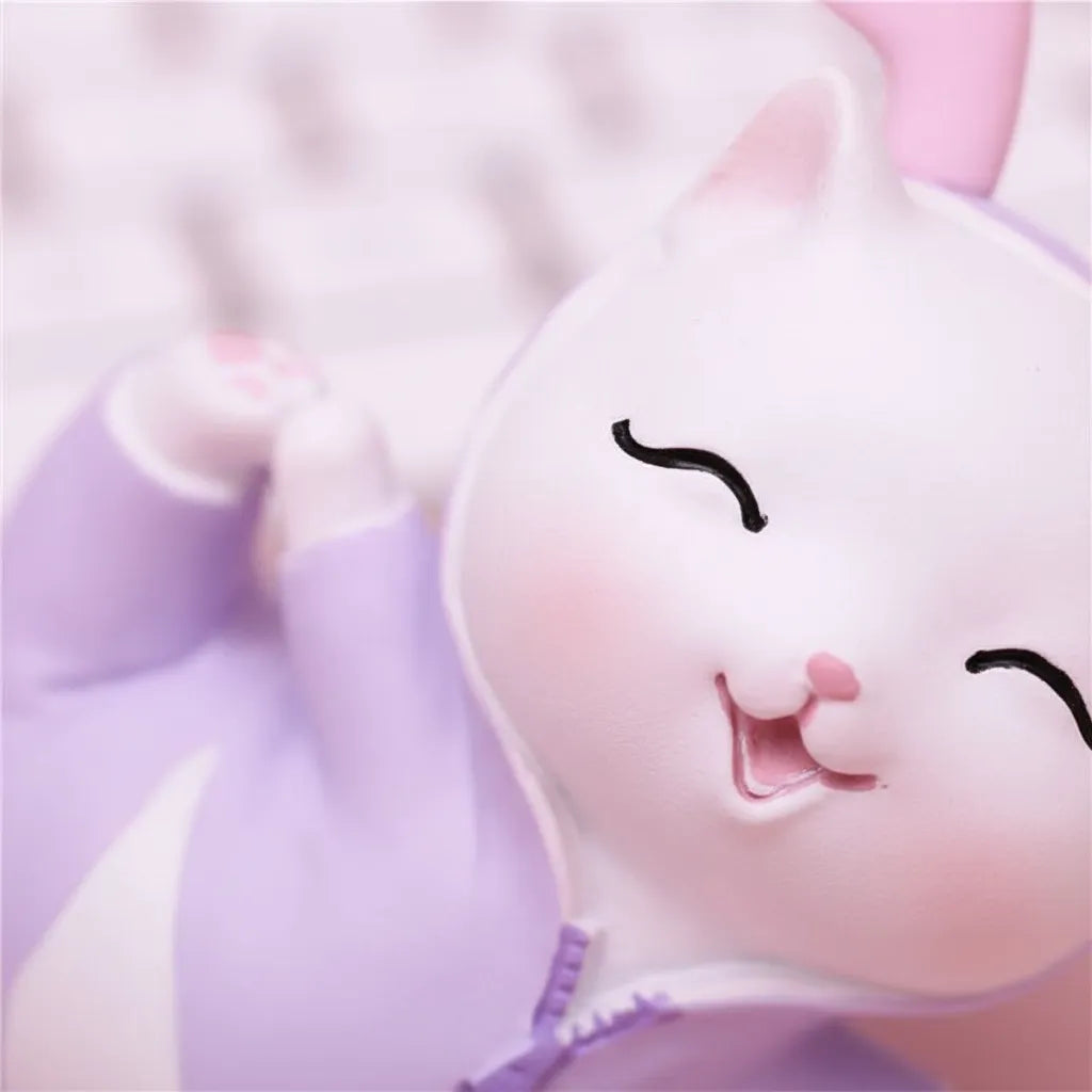 Tirelire Chat Rose