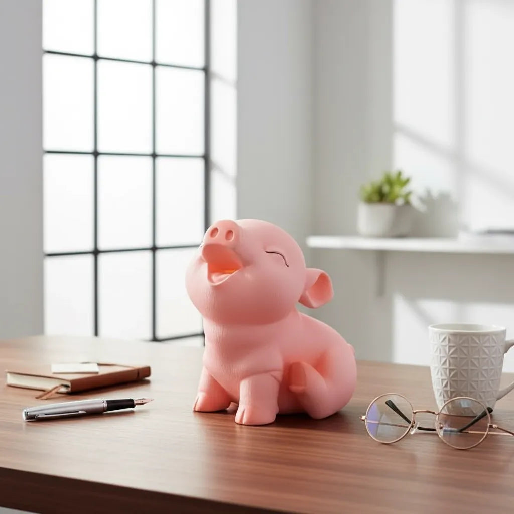 Tirelire Cochon en Plastique