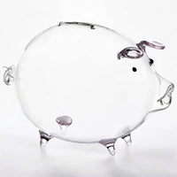 Tirelire Cochon en Verre