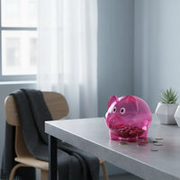 Tirelire Cochon Transparente
