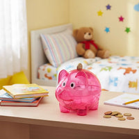 Tirelire Cochon Transparente