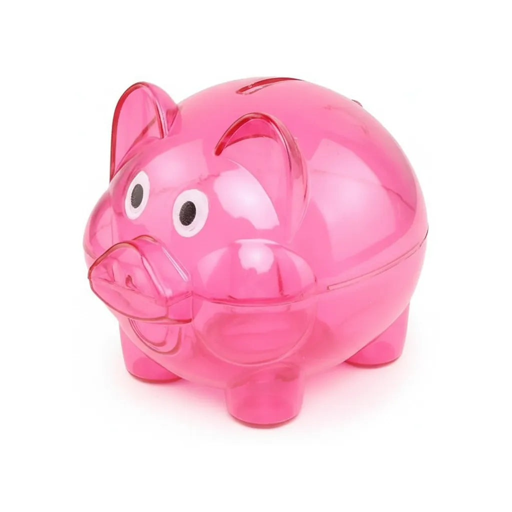 Tirelire Cochon Transparente