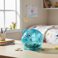 Tirelire Cochon Transparente