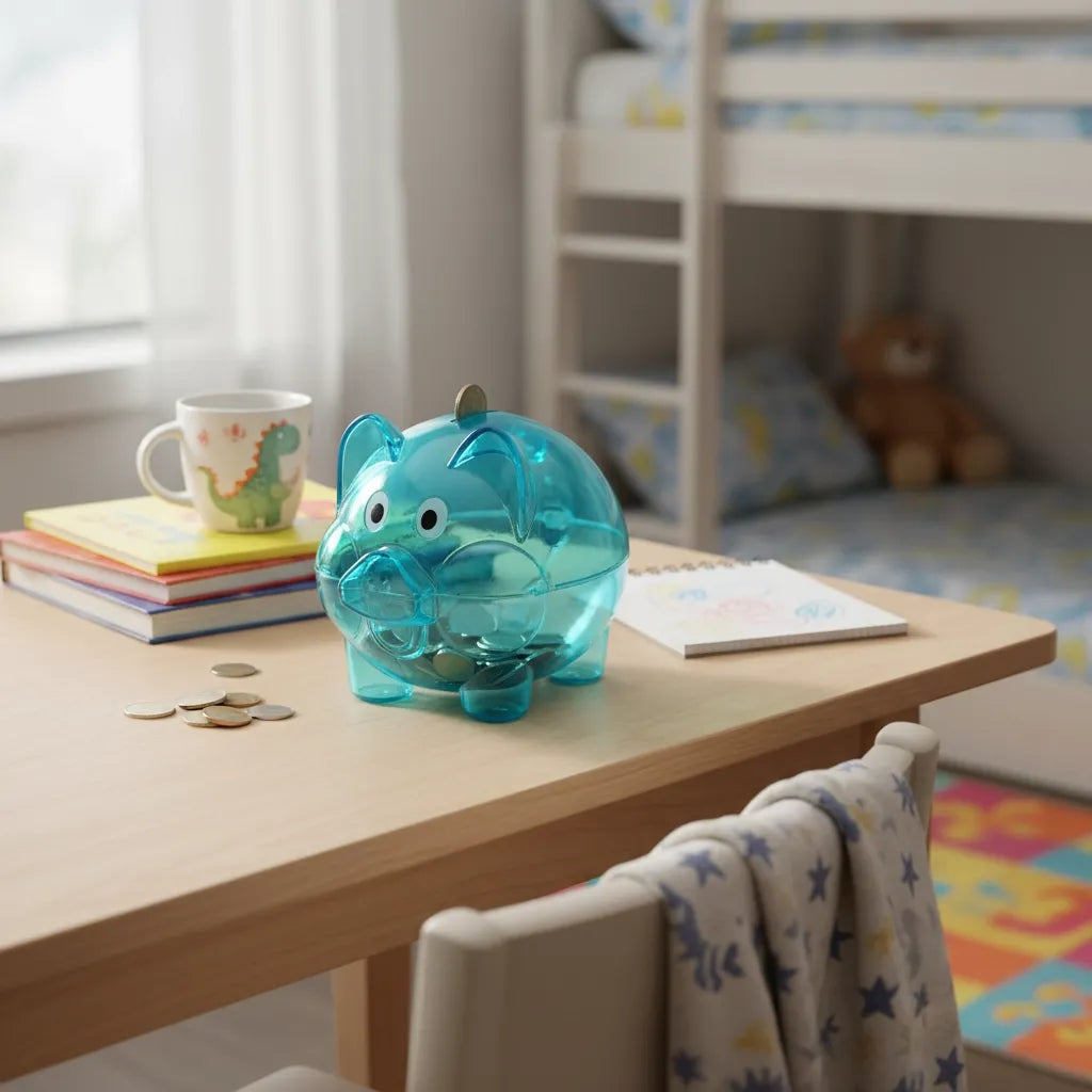 Tirelire Cochon Transparente