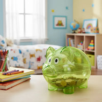 Tirelire Cochon Transparente