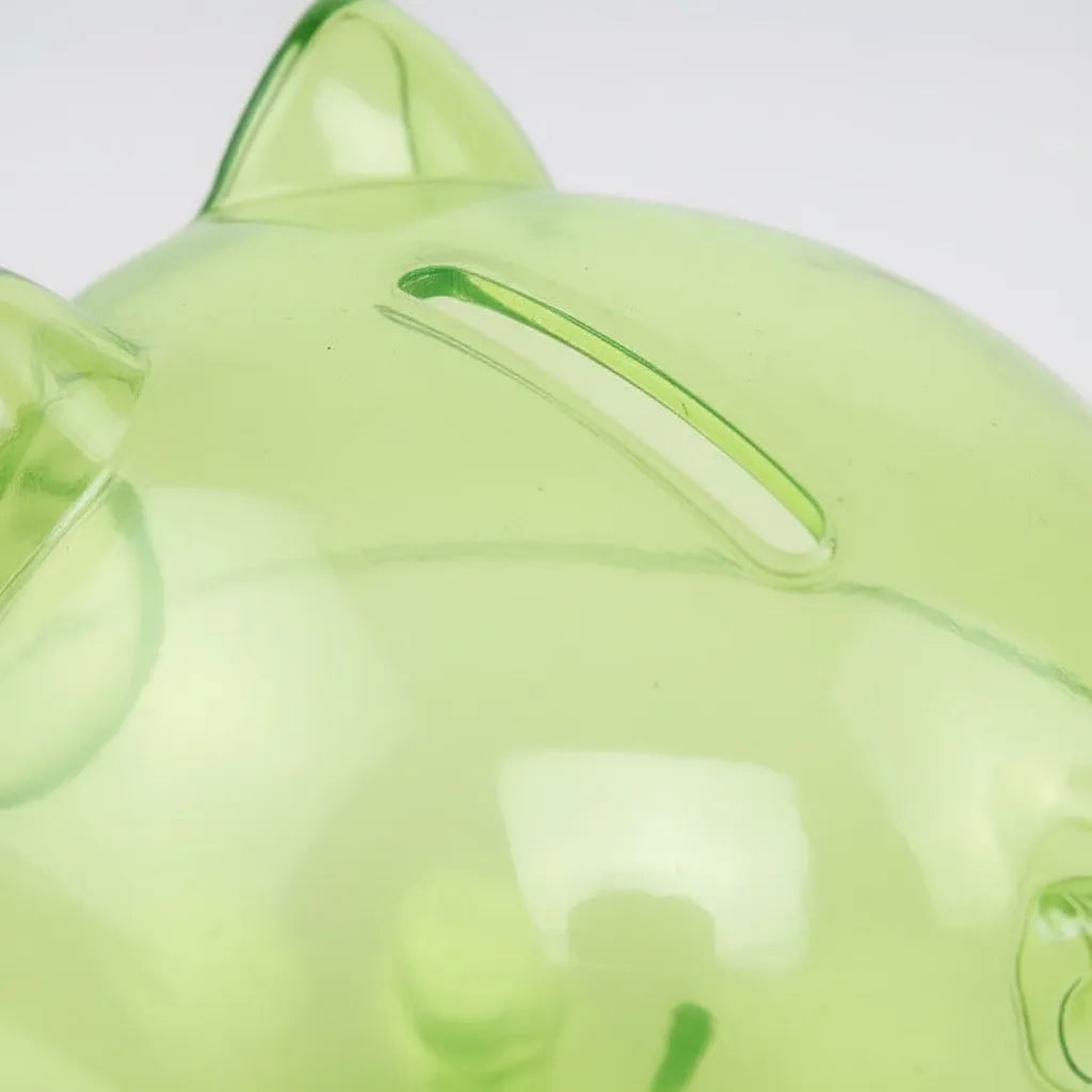 Tirelire Cochon Transparente