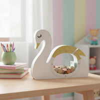 Tirelire Cygne Transparente