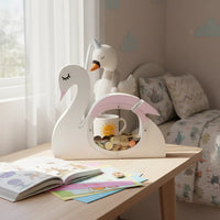 Tirelire Cygne Transparente