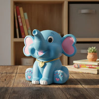 Tirelire Éléphant Rose et Bleu