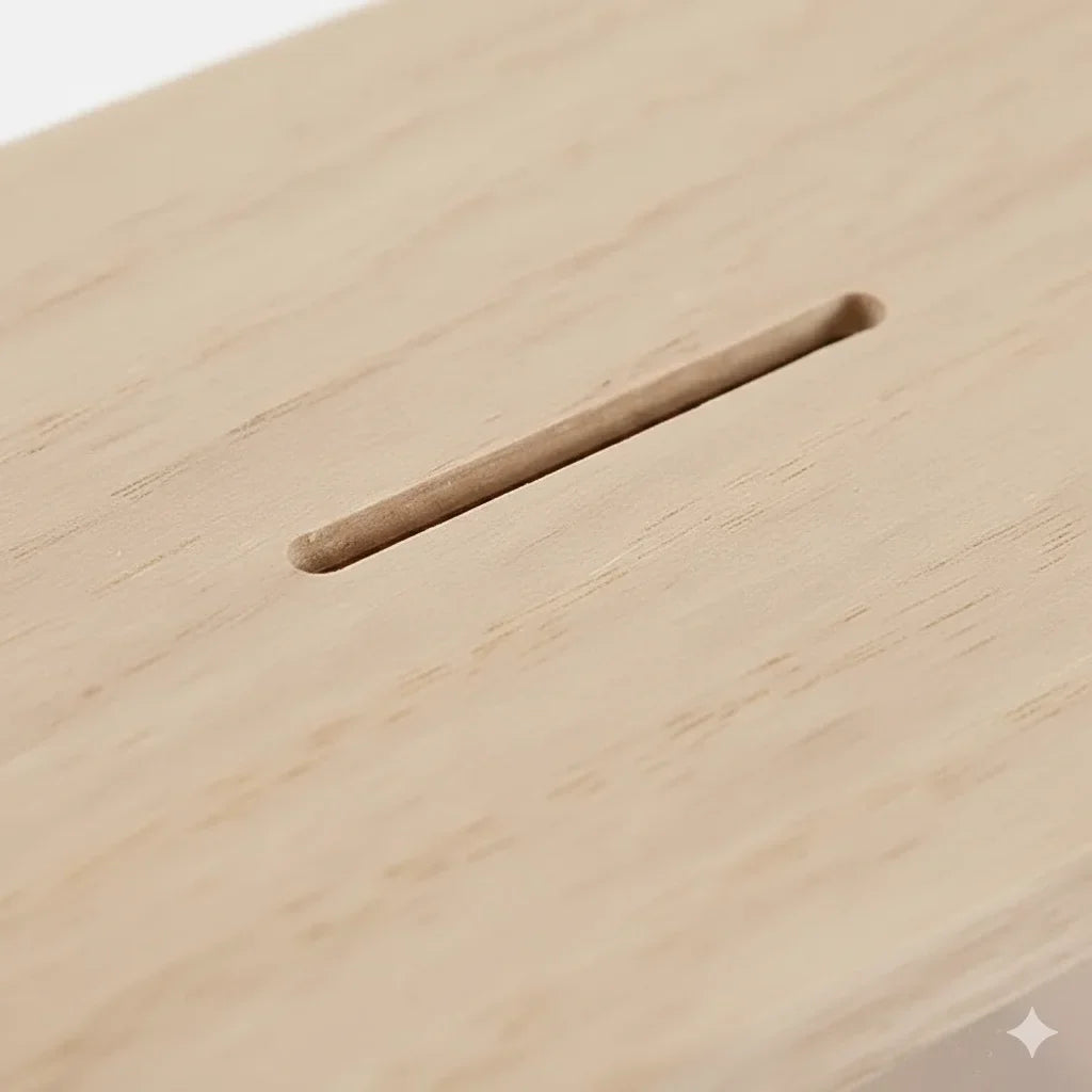 Tirelire en Bois à Personnaliser