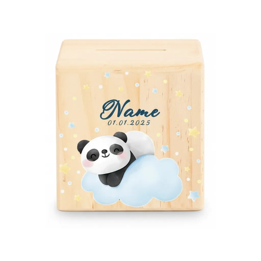 Tirelire en Bois Personnalisée pour Enfant
