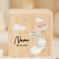 Tirelire en Bois Personnalisée pour Enfant
