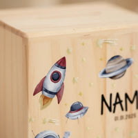 Tirelire en Bois Personnalisée pour Enfant