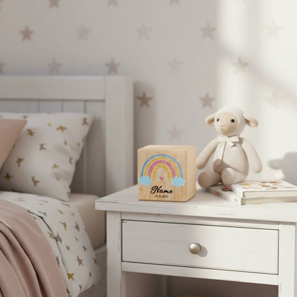 Tirelire en Bois Personnalisée pour Enfant