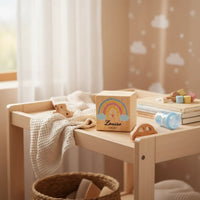 Tirelire en Bois Personnalisée pour Enfant