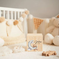 Tirelire en Bois Personnalisée pour Enfant