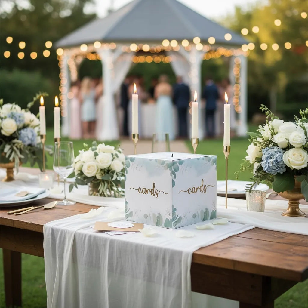 Tirelire en Carton pour Mariage