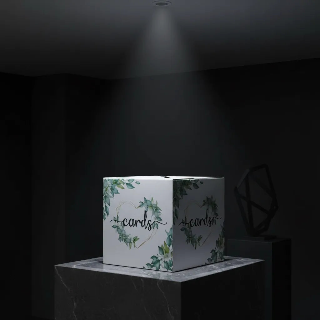 Tirelire en Carton pour Mariage