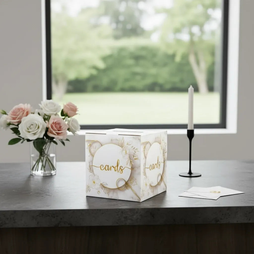 Tirelire en Carton pour Mariage