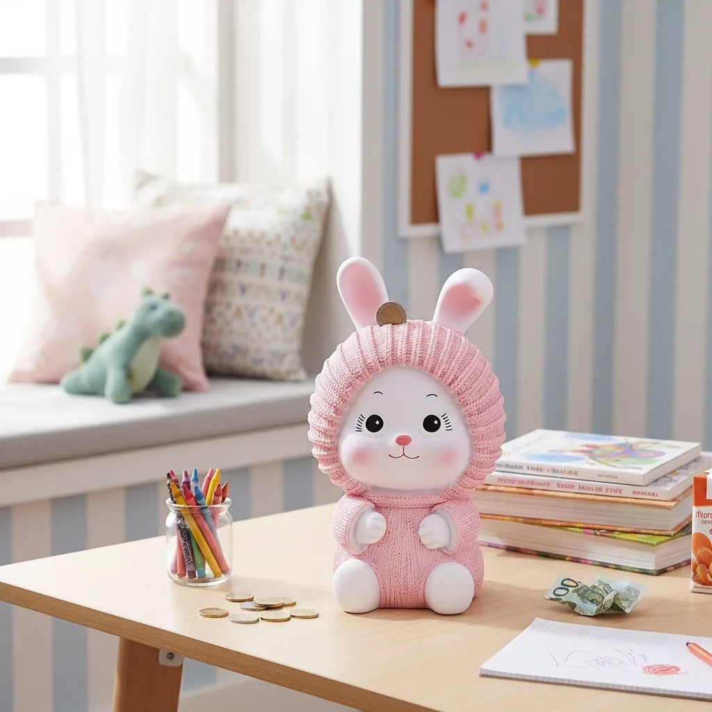 Tirelire Enfant Lapin