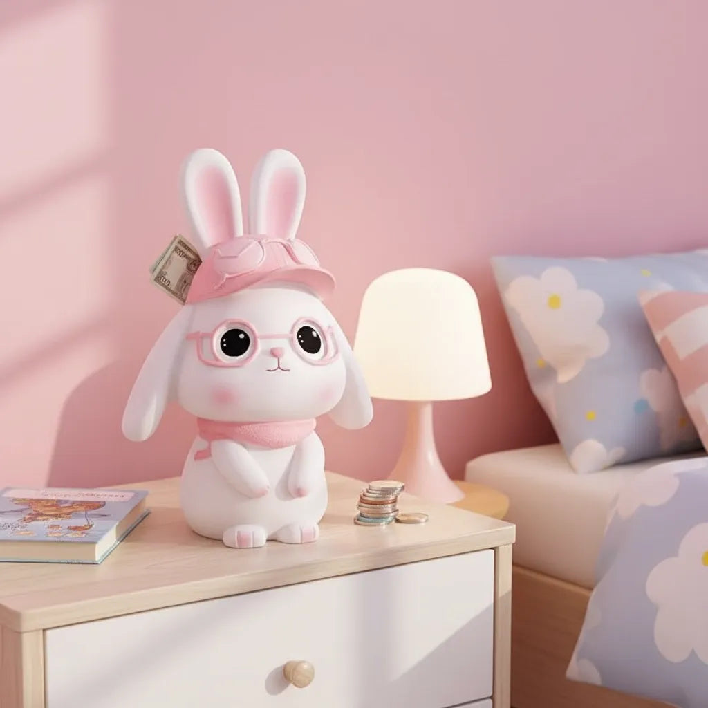 Tirelire Enfant Lapin