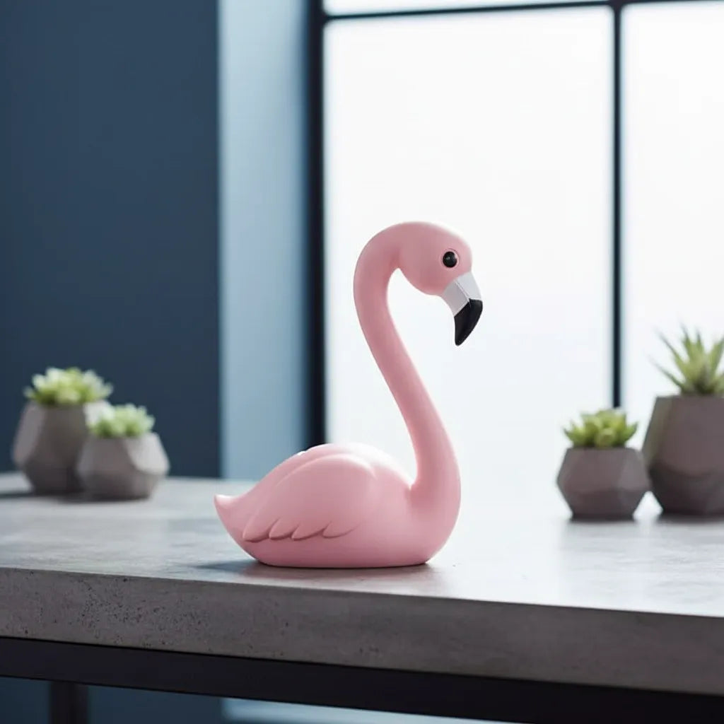 Tirelire Flamant Rose