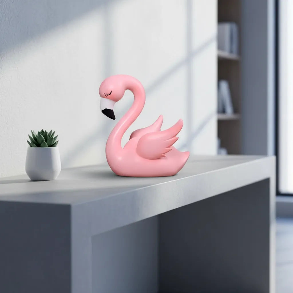 Tirelire Flamant Rose