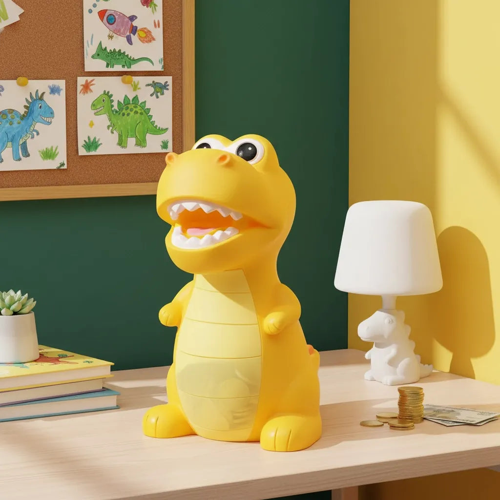 Tirelire Garçon Dinosaure
