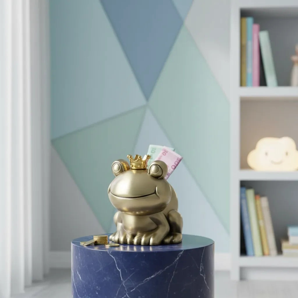 Tirelire Grenouille Couronne