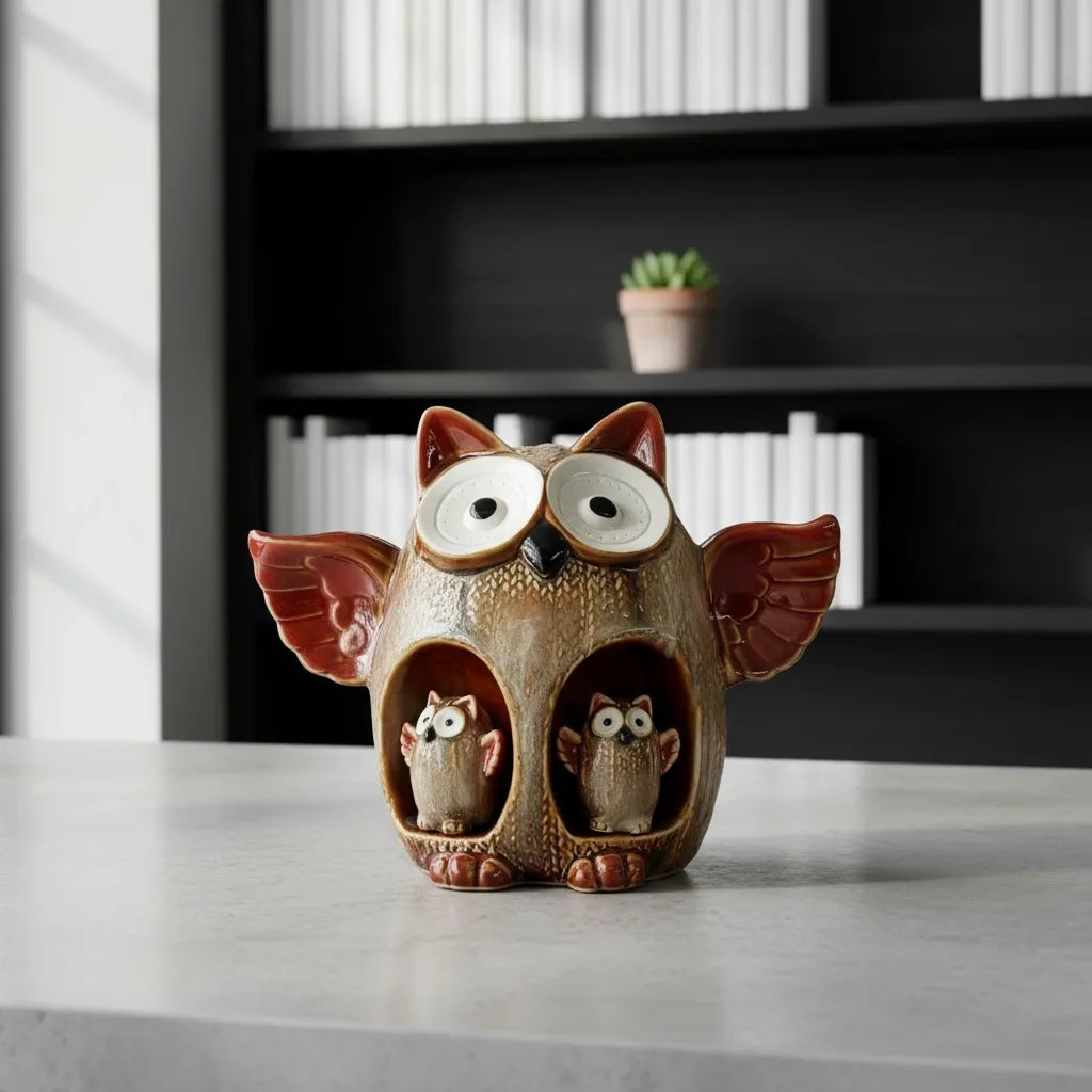 Tirelire Hibou Céramique