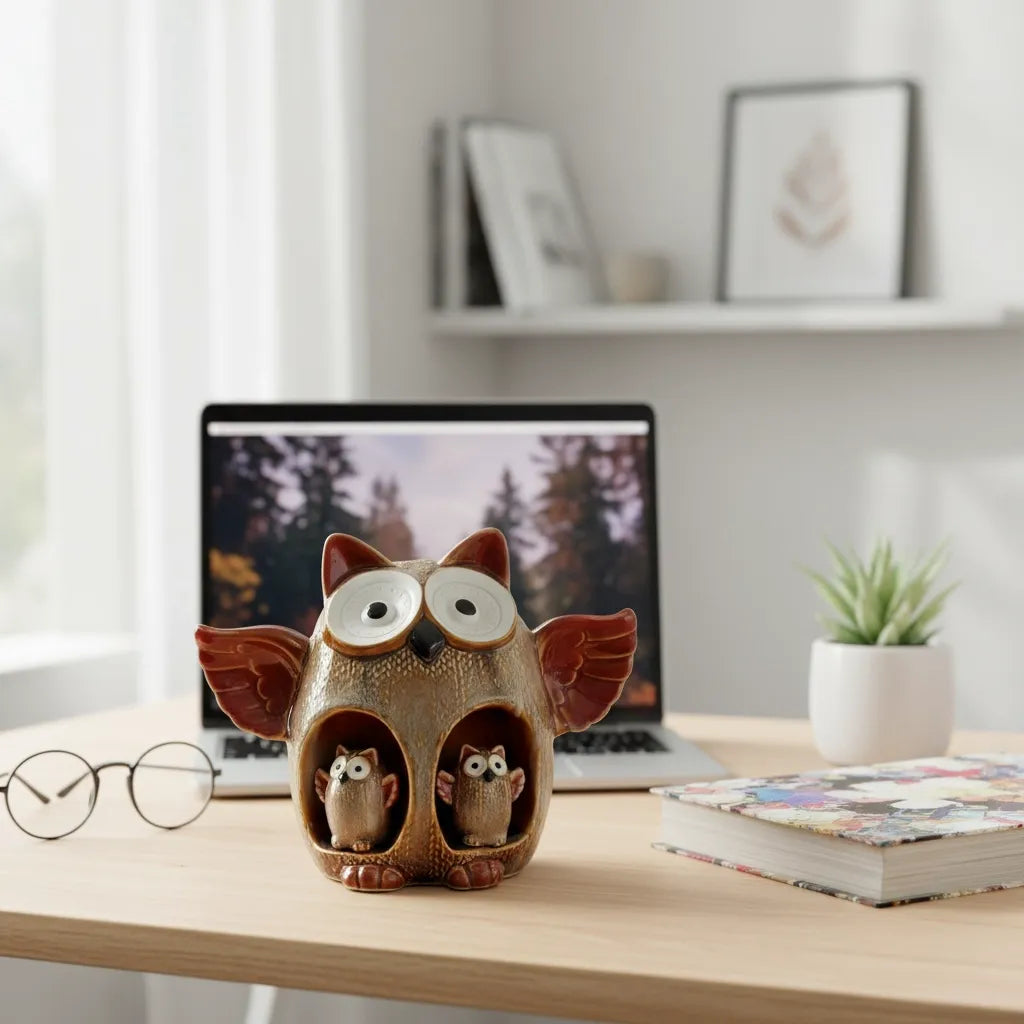 Tirelire Hibou Céramique