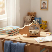 Tirelire Hippo en Bois