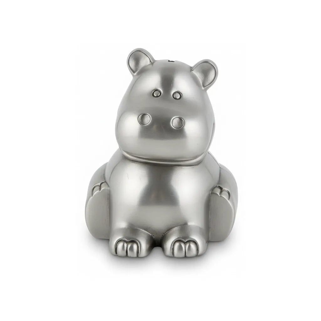 Tirelire Hippopotame Métal