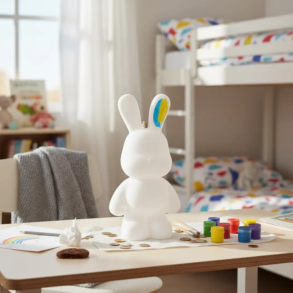 Tirelire Lapin Blanc