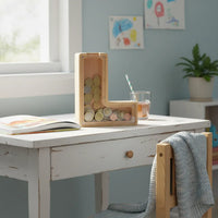 Tirelire Lettre en Bois