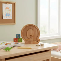 Tirelire Lettre en Bois