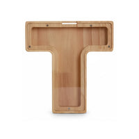 Tirelire Lettre en Bois