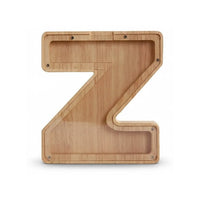 Tirelire Lettre en Bois