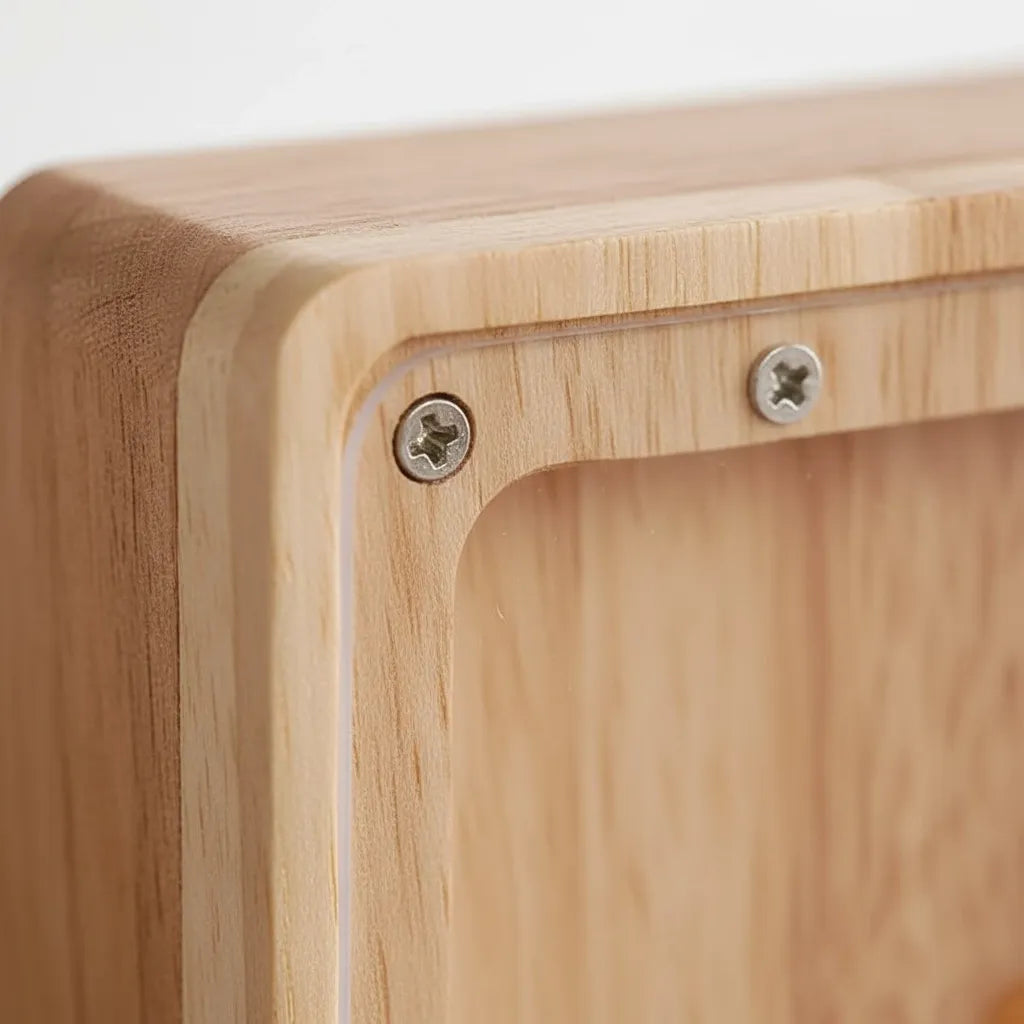Tirelire Lettre en Bois